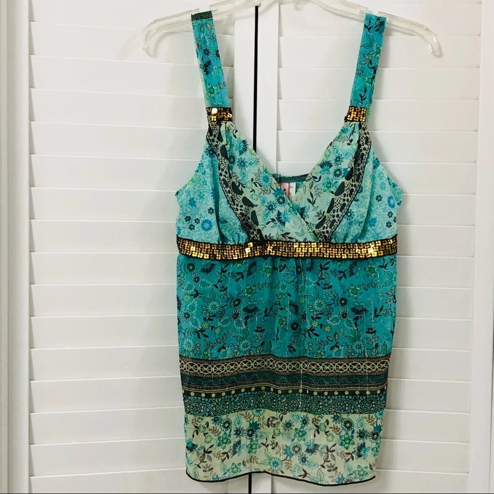 Heart Soul with Sheer Tank Top in Size M —#114 - Picture 3 of 13